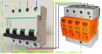 漏电保护开关接线图